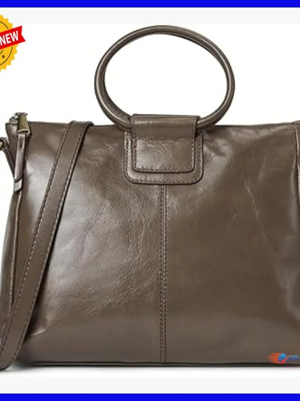 Leather Medium Satchel Crossbody Shoulder Bag Top Handle Everyday